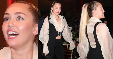 Miley Cyrus z długą kitą na charytatywnej gali