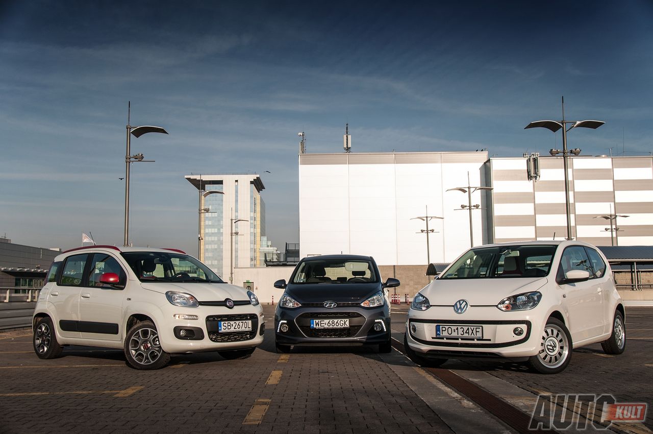 Fiat Panda vs. Hyundai i10 vs. Volkswagen up! - test