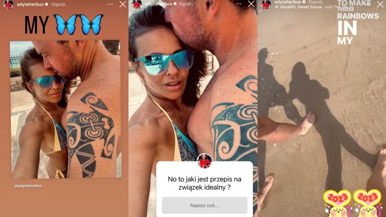 Edyta Herbuś relacjonuje wakacje z ukochanym