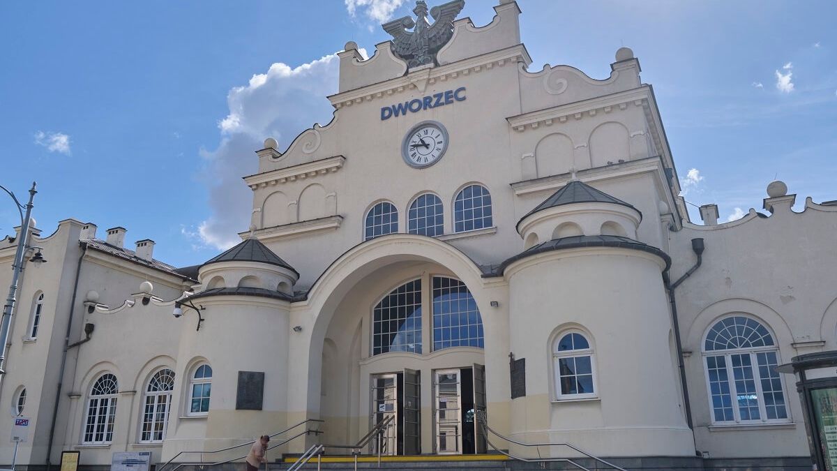 Dworzec Główny PKP Lublin - widok z zewnątrz