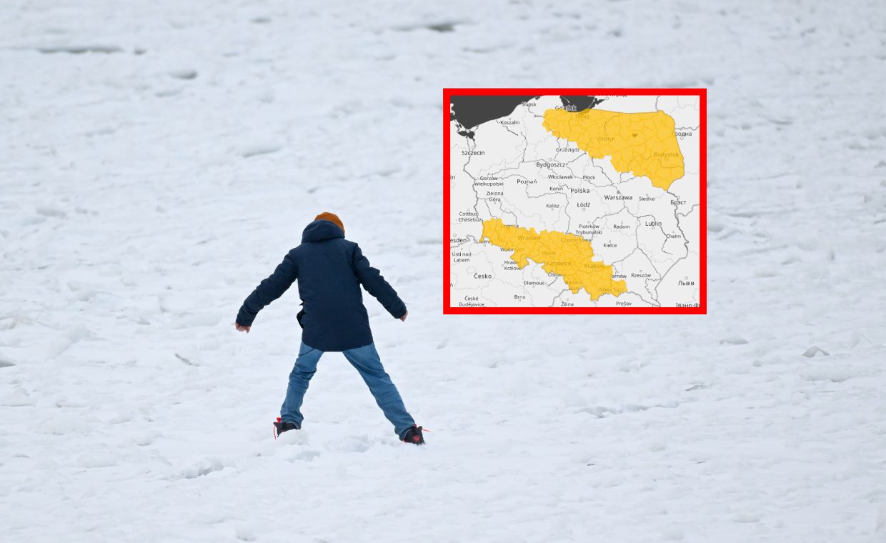 Silny mróz nad północą Polski. Oblodzenie nadal grozi na południu Kép