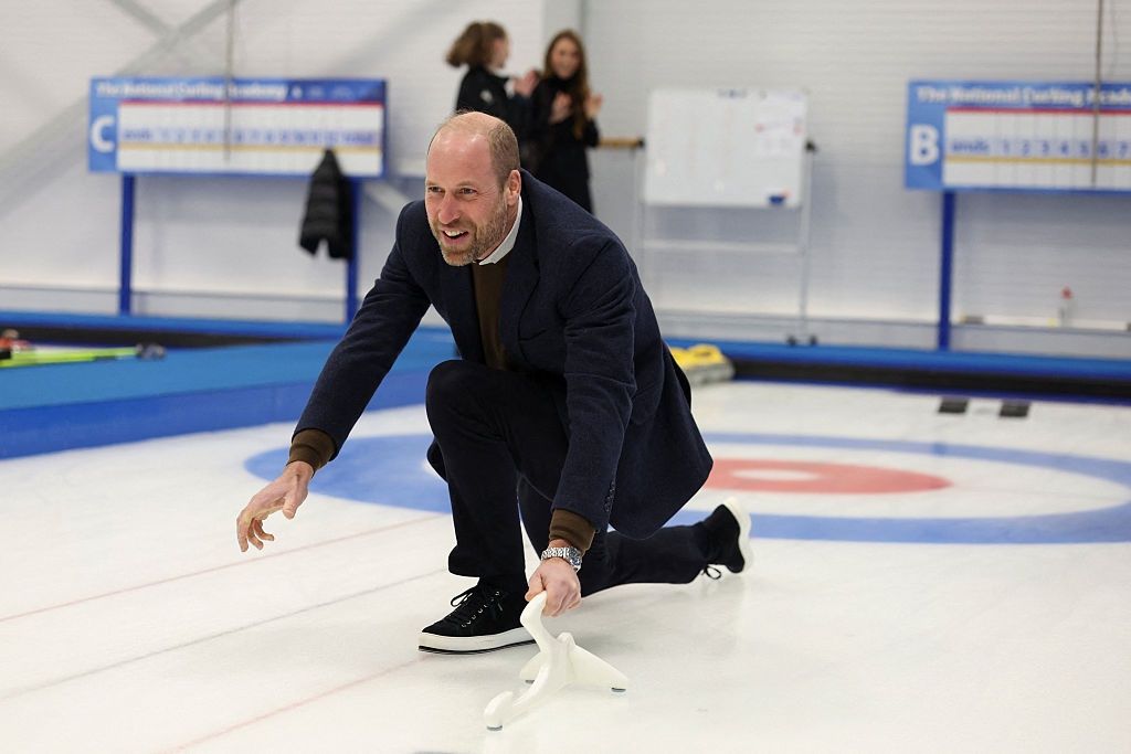William i Kate zagrali w curling