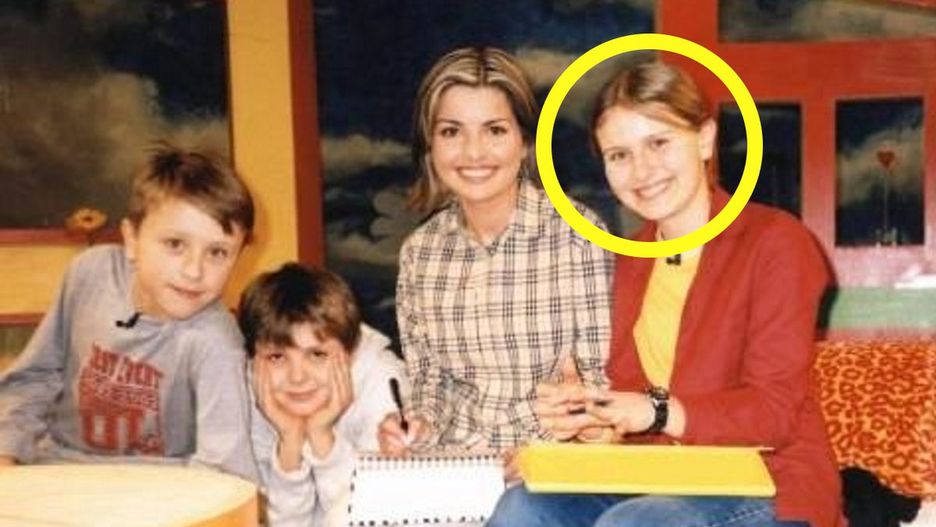 Magdalena Korzekwa na planie "Ziarna" TVP