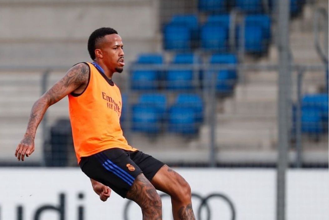 Eder Militao w czasie treningu Realu Madryt