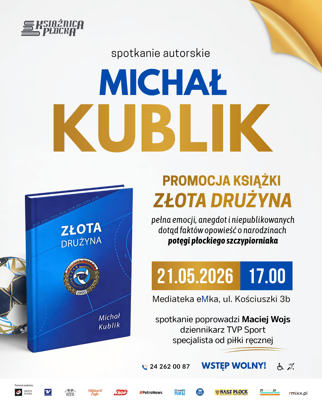 Historia płockiego szczypiorniaka wraca do życia. Spotkanie autorskie w Książnicy Płockiej