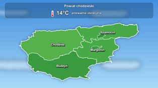 Wtorek w Chodzieży: do 21°C i mało deszczu