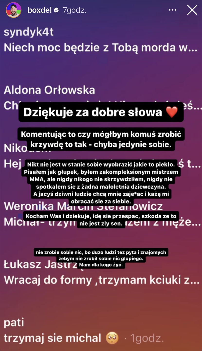 Boxdel wydał oświadczenie
