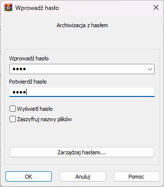 WinRAR: Jak zabezpieczyć archiwum hasłem?