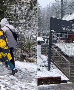 Atak zimy na południu Polski. Nagrania z Zakopanego