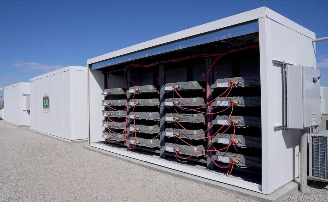 Energy storage from old batteries