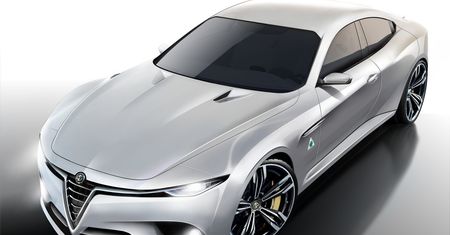 Alfa Romeo Giulia idealna przedstawiona w Internecie