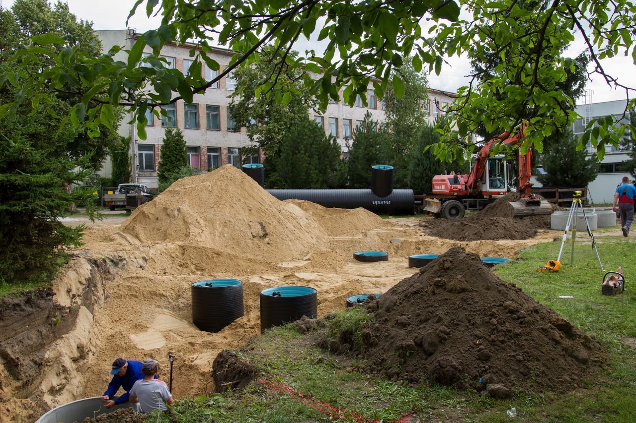 Siedemdziesiątka nie będzie już więcej zalana - trwa budowa nowej kanalizacji!