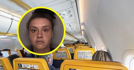 Rozpętała burzę w samolocie i oddała mocz do radiowozu. W końcu trafiła do więzienia