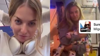 Samolotowa "akcja ratunkowa" Anny Lewandowskiej: Utuliła dziecko innej pasażerki. "Zasnęło mi na rękach" (FOTO)