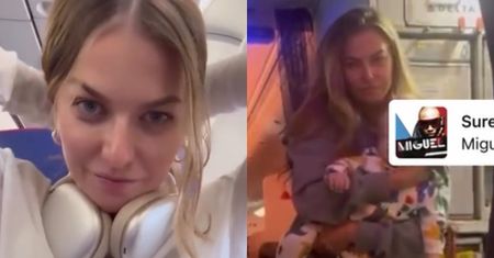 Samolotowa "akcja ratunkowa" Anny Lewandowskiej: Utuliła dziecko innej pasażerki. "Zasnęło mi na rękach" (FOTO)