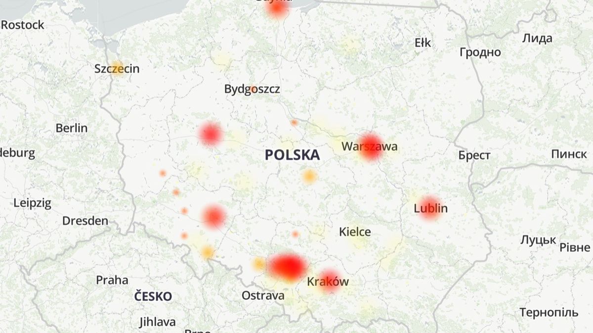 Awaria internetu UPC