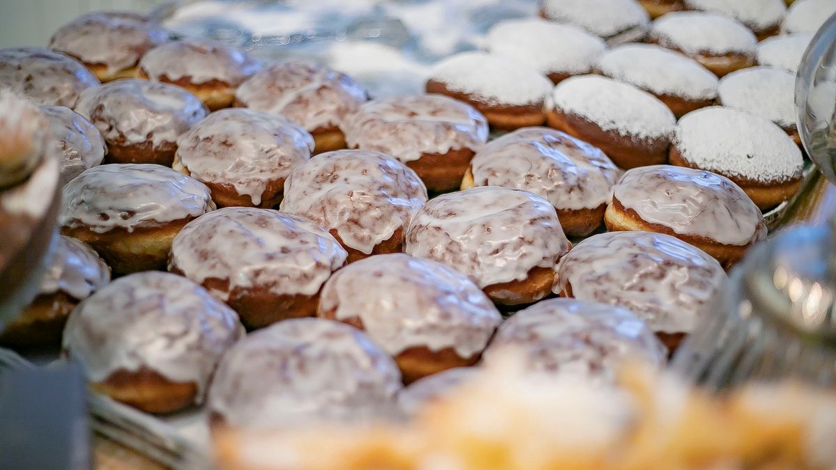 deser, jedzenie, cukier, gotowanie, ciastka, czekolada, ciastko, donut, paczek, paczki, ciasto, lukier, cukier puder