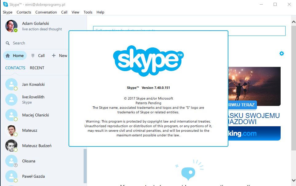 Skype 7.40 po cichu porzucone przez Microsoft. Czy luka w instalatorze przesta�ła być groźna?