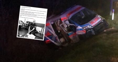 Poruszające pożegnanie ratownika, który zginął w wypadku karetki