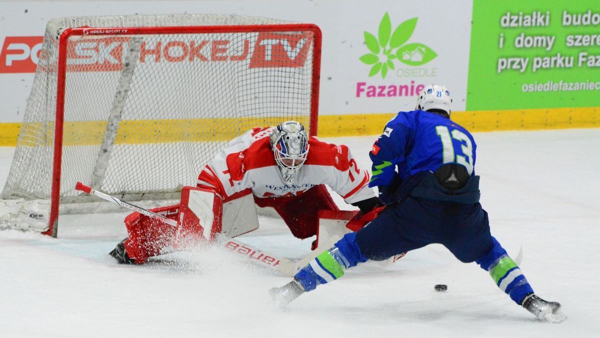 Doświadczony napastnik reprezentacji Słowenii, Jan Drozg (Foto: Klaudia Baron)