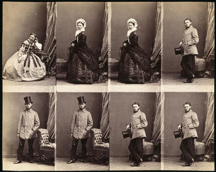 W XIX wieku każdy chciał mieć takie zdjęcie. Tak wyglądały "Carte de visite" 5
