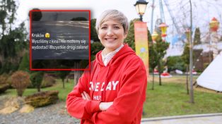 Zalane ulice w Krakowie. Magda Steczkowska była uwięziona pod kinem