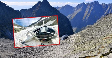 Wypadek helikoptera pod Rysami. Trzy osoby na pokładzie