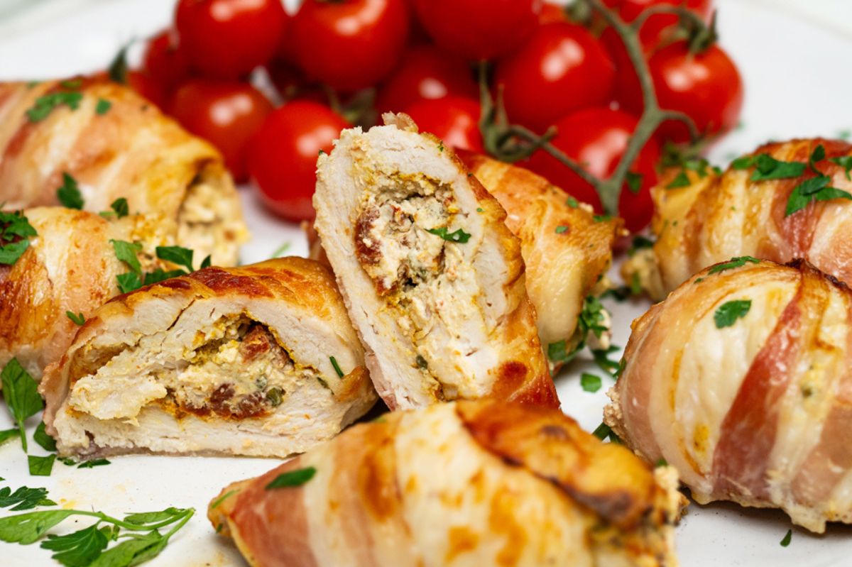 Revitalize your dinner menu with savory bacon-wrapped roulades
