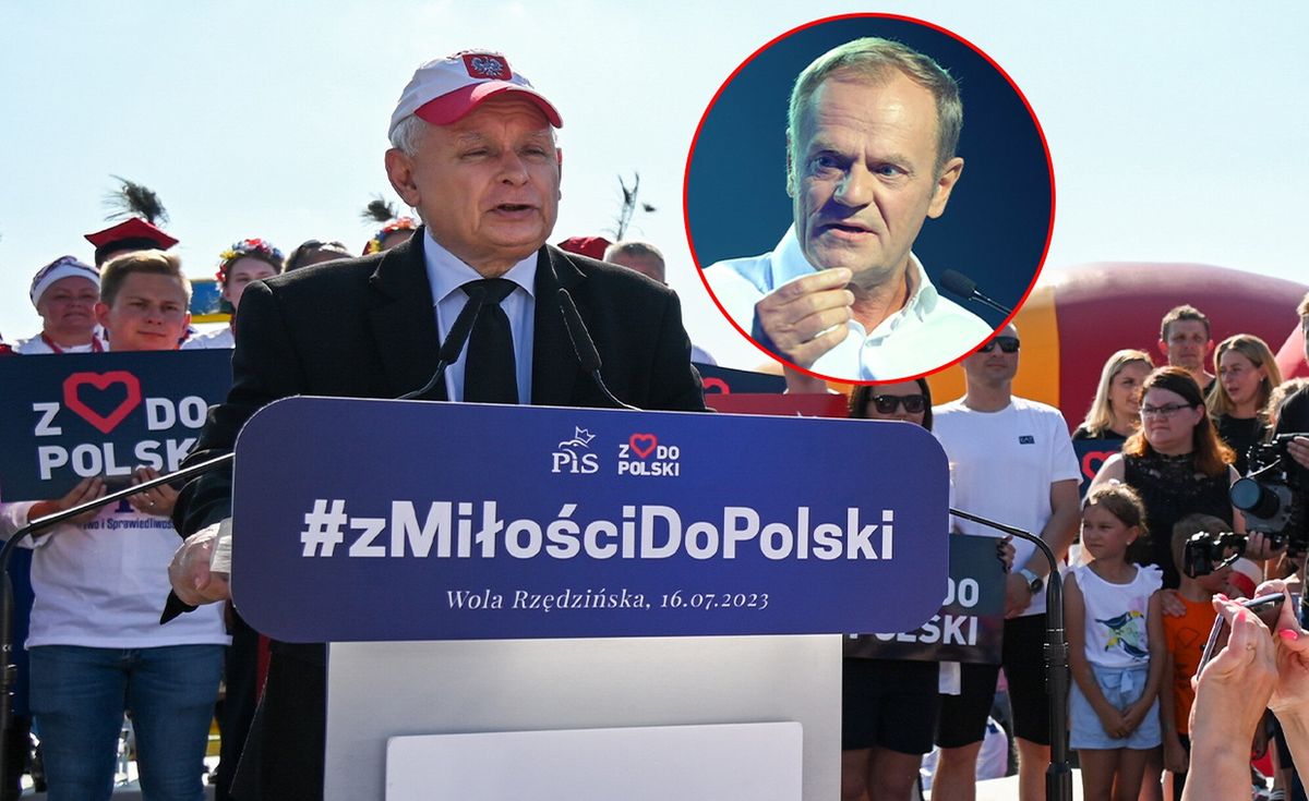 Jarosław Kaczyński i Donald Tusk