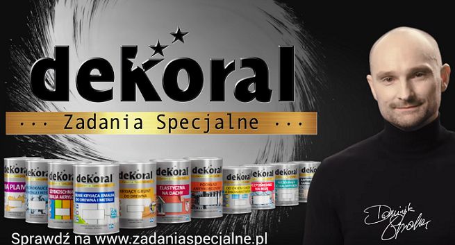 Dominik Strzelec wykonuje „zadania specjalne” w kampanii farb Dekoral (wideo)