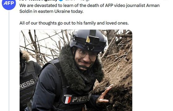 Śledztwo w sprawie zbrodni wojennej w związku ze śmiercią dziennikarza AFP na Ukrainie