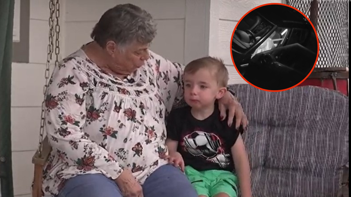Dzielny 3-latek uratował babcię. By tego dokonać, musiał zmierzyć się ze swoim największym lękim
