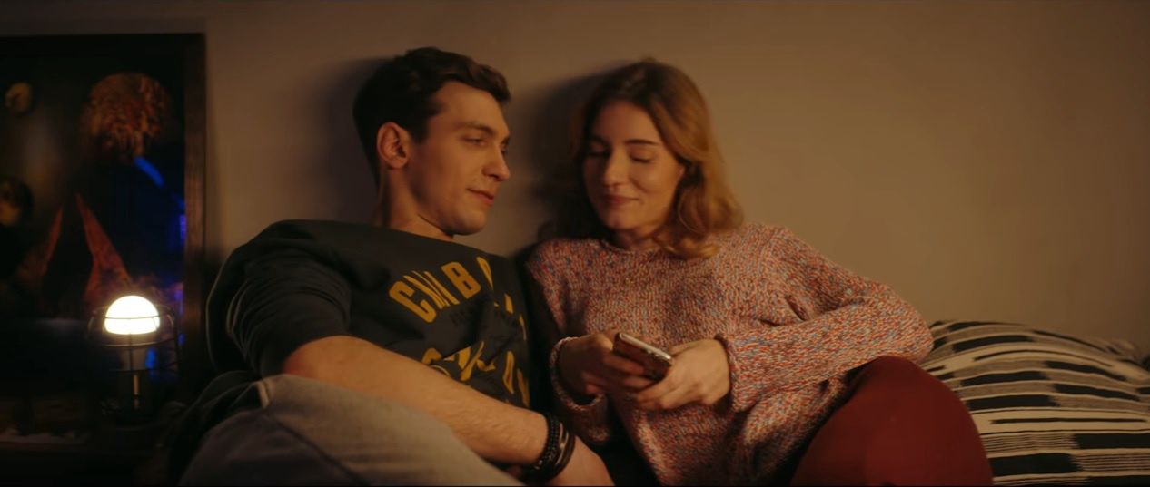 Kamil Szeptycki i Agata Różycka w filmie "Czarna owca"
