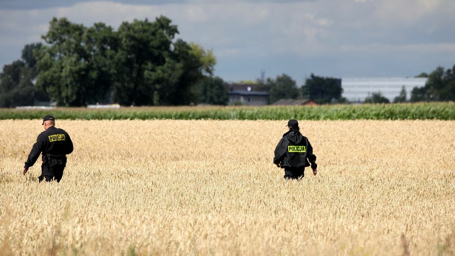 Policja prowadząca poszukiwania (zdj. ilustracyjne) 