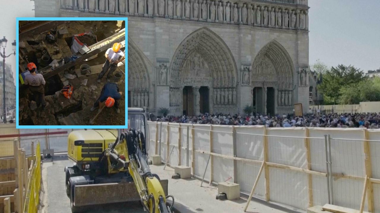 Niesamowite odkrycie pod Notre Dame. "Wykopaliska stulecia"