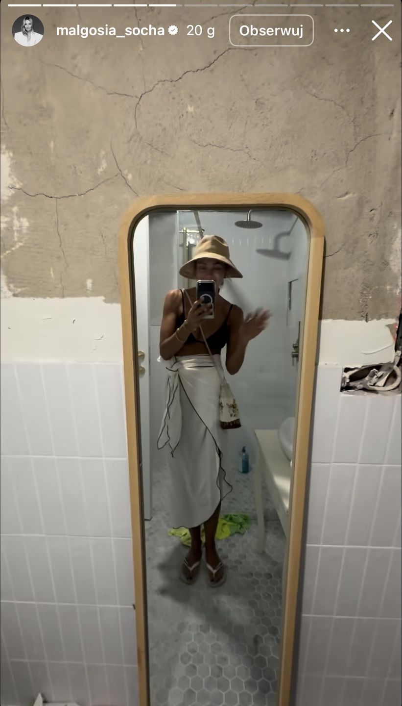 Małgorzata Socha dokumentuje remont 