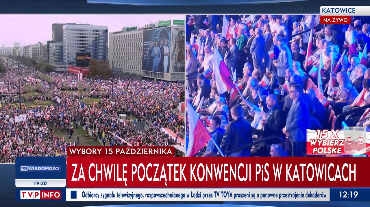 Taki był przekaz. Oto jak TVP pokazała marsz