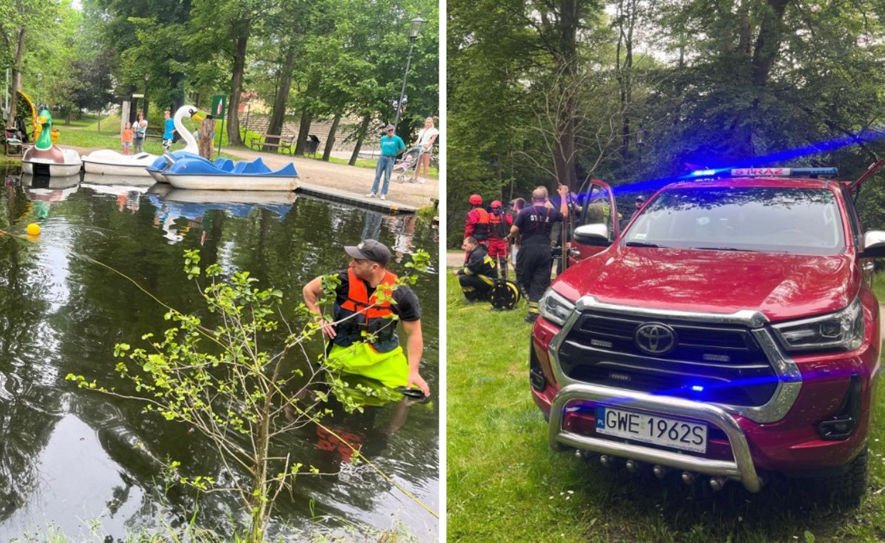 Oburzenie po akcji strażaków. Wezwani do Ukraińca z nietypowym sprzętem