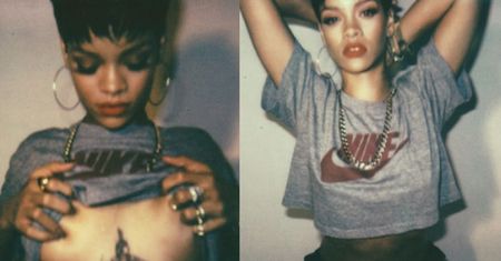 Kulisy sesji z półnagą Rihanną (FOTO)