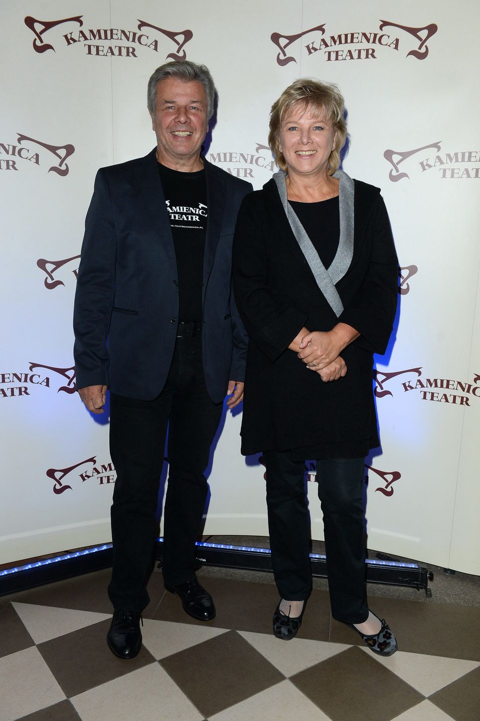 Dorota Kamińska i Emilian Kamiński w Teatrze Kamienica