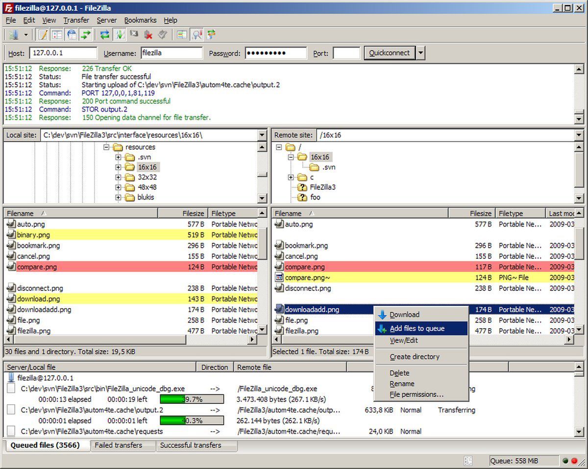 FileZilla - darmowy klient FTP