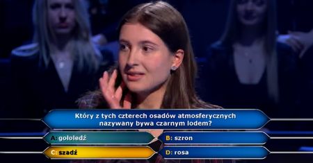 "Milionerzy": Odpadła na pierwszym pytaniu. Zareagowała bardzo emocjonalnie