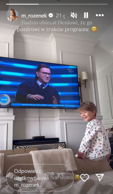 Radosław Majdan zwrócił się do syna w trakcie programu w TV