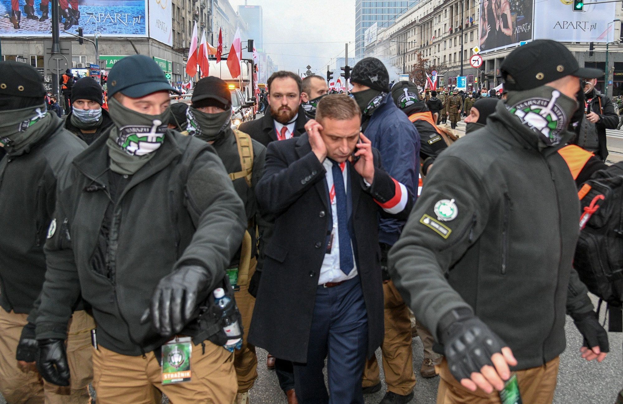 Robert Bąkiewicz usprawiedliwia podpalenie mieszkania