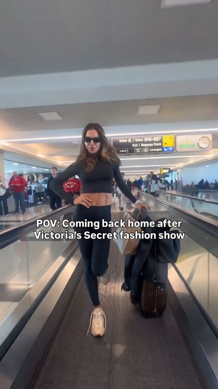 Anna Lewandowska robi show na lotnisku