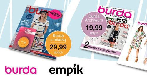 Burda wprowadza trzy tytuły dostępne tylko w salonach Empik
