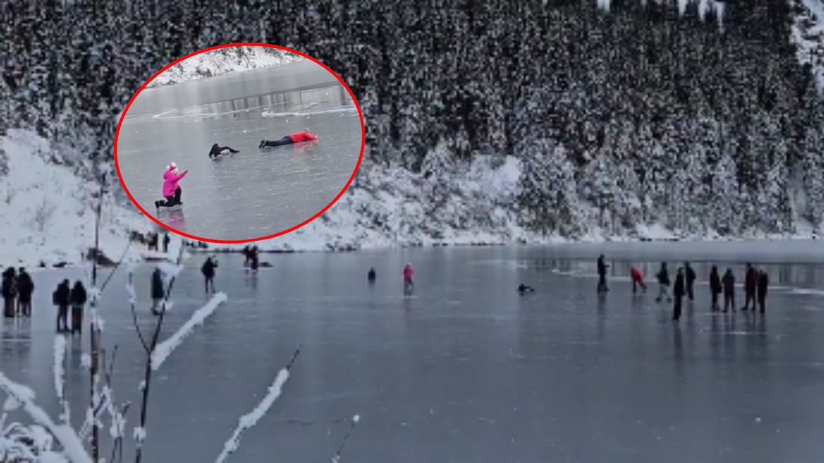 Pseudoturyści zamienili Morskie Oko w lodowisko 