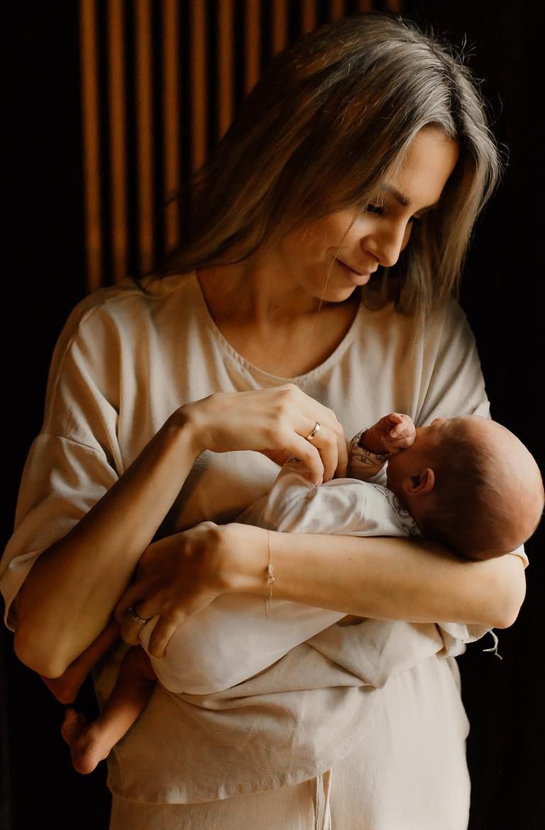 Agnieszka Hyży z synem Leonem