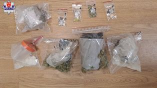 Łuków: 34-latek zatrzymany. W mieszkaniu mefedron, amfetamina i marihuana