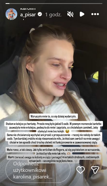 Karolina Pisarek opowiedziała o historii z kawiarni